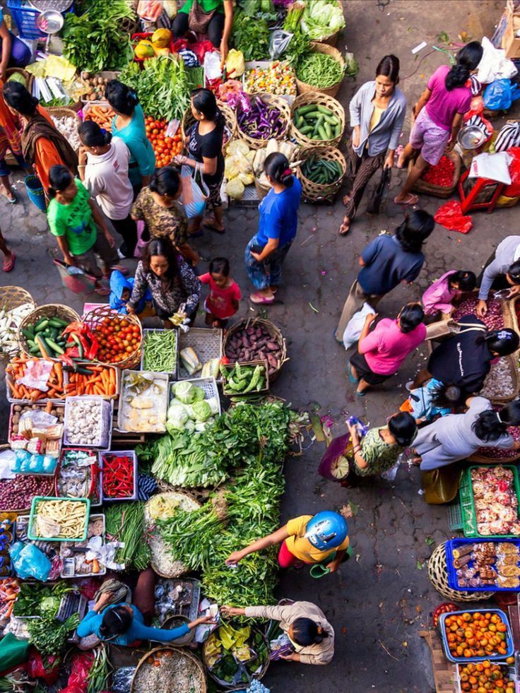 Denpasar Badung traditional market Bali